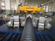 Chaîne de production ondulée de tuyau de mur de double de HDPE/PP, équipement de production ondulé de tuyau