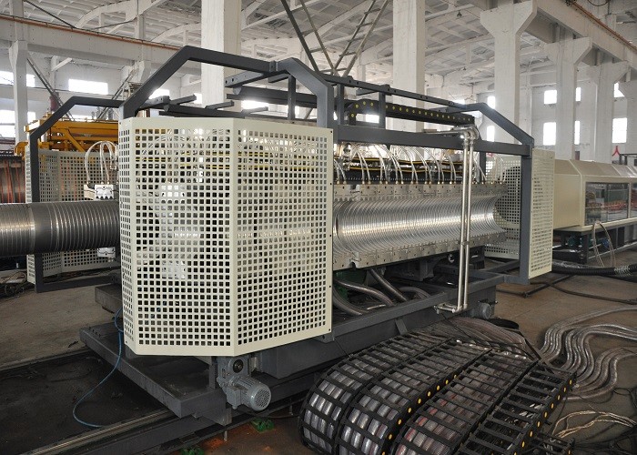 Ligne à haute production d'extrusion de tuyau de DWC, chaîne de production ondulée de tuyau de double mur SBG-600