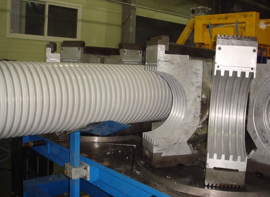Machine d'extrusion de tuyau de capacité élevée, tuyau de PVC de doubles brins faisant la machine