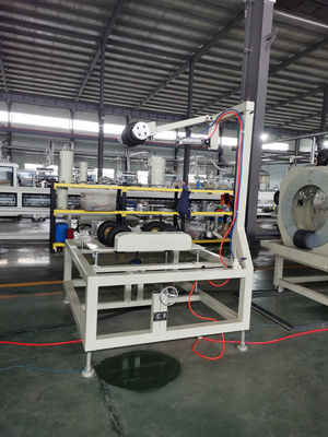 PE / PP / PVC Double Wall Corrugated Pipe Extrusion Line With 38CrMoALA Screw Material And Siemens Motor
