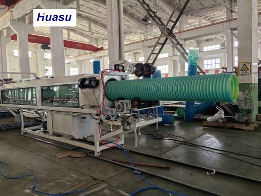 DWC Pipe Extrusion Line with 32-1600mm Cutting Diameter Range, Belling-on-line Expansion Mode, and Siemens PLC Technology