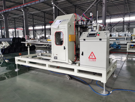 High Speed Double Wall Corrugation Pipe Machine with Single-screw Screw No