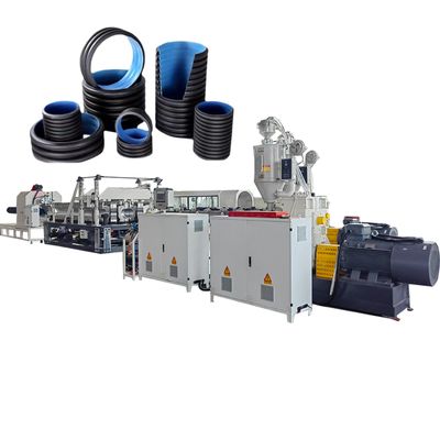 Double Wall Corrugated Pipe Extrusion Line with Siemens Electric Components