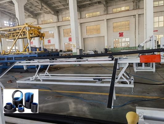 Double Wall Corrugated Pipe Extrusion Line 63mm with Auto Feeding