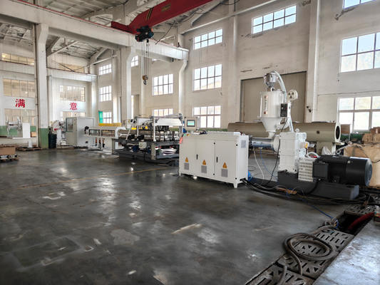 Automatic Processing Single Wall Corrugated Pipe Extrusion Line with Deep Screw Channel for High-Quality Plastic Pipe Production
