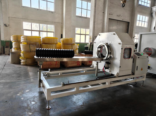 Double Wall Corrugated Pipe Extrusion Line with 32mm-200mm Screw Diameter 1 Set Water Tank and Hardness Of Screw HV>740