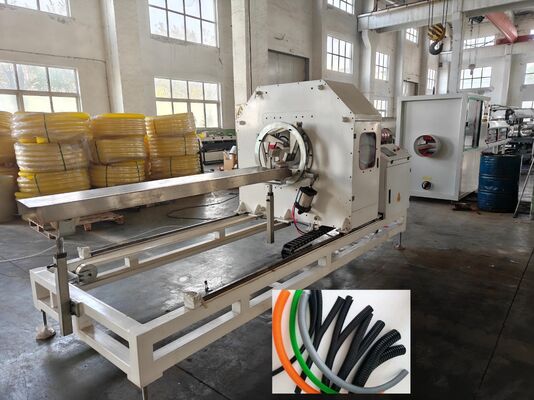 Double Wall Corrugated Pipe Extrusion Line with Siemens Main Electrical Parts, 33:1 Screw Ratio, and 20CrMnTi Gear Material