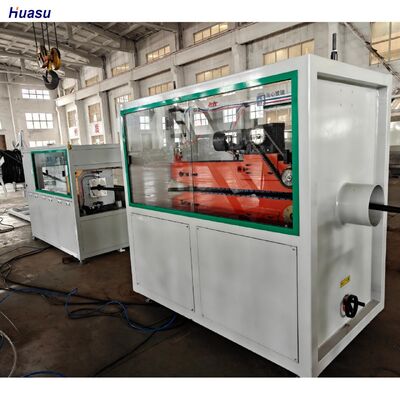 Single Wall Corrugated Pipe Extrusion Line with PLC Control Offering Semi-automatic to Fully Automatic Operation and Schneider/Siemens Electric Components