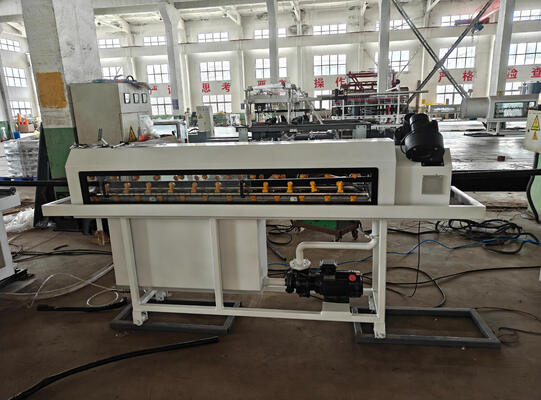 Full Automatic Siemens Motor Single Wall Corrugated Pipe Extrusion Line with 110mm Max Pipe Size