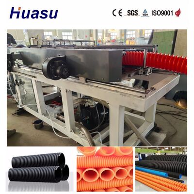 Full Automatic Single Wall Corrugated Pipe Extrusion Line with Water Cooling for 32-1600mm Plastic Pipe Production
