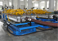 Chaîne de production ondulée à mur unique de tuyau de tuyau de carbone de HDPE en spirale de machines SLQ-200