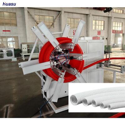 Extruding Machine HDPE PP PVC double wall corrugated pipe machine optimized for industrial pipe extrusion applications