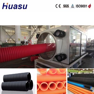 PLC Controlled Double Wall Corrugated Pipe Extrusion Line with 32-1600mm Pipe Diameter for High Productivity