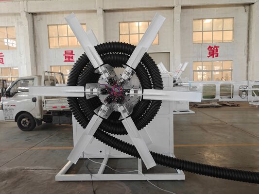 Customized automatic HDPE PP PVC double wall corrugated pipe machine engineered for energy pipe extrusion operations