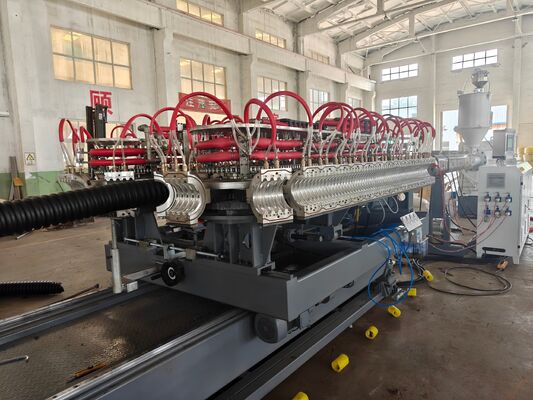Double Single Wall Corrugated Pipe Extrusion Line Customized Design Featuring Mould Block Material Aluminum Alloy