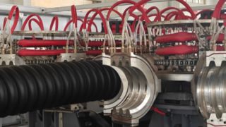 Ligne de production de tuyaux en spirale à grande vitesse SBG300