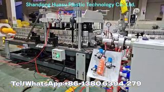 Ligne d'extrusion de tuyaux ondulés en plastique de forme spéciale