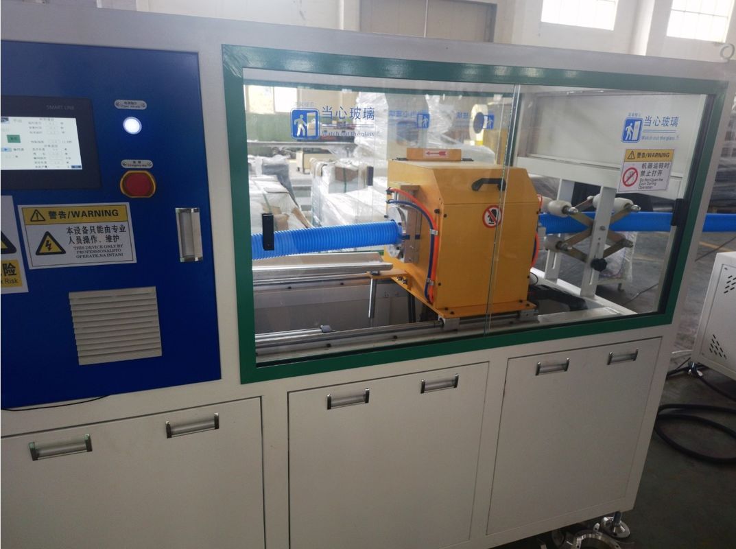 63 - 110 Machine de fabrication de tubes ondulés à double paroi en PE PP HDPE PVC