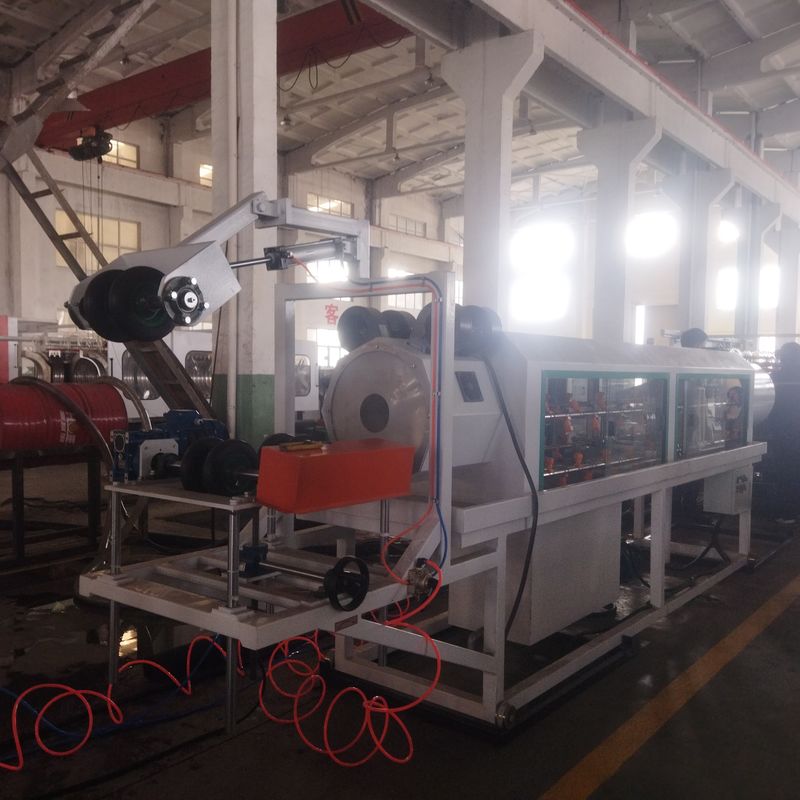 Ligne d'extrusion de tuyaux ondulés à double paroi automatisée informatisée avec moteur Siemens et capacité de 8-15 kg/h