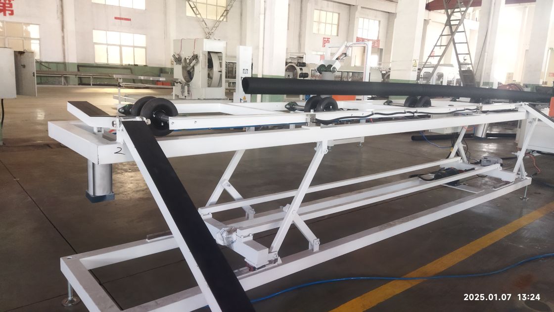 Ligne d'extrusion de tuyaux ondulés à double paroi automatique avec moteur Siemens et système de contrôle PLC pour une production de 8 à 15 kg/h