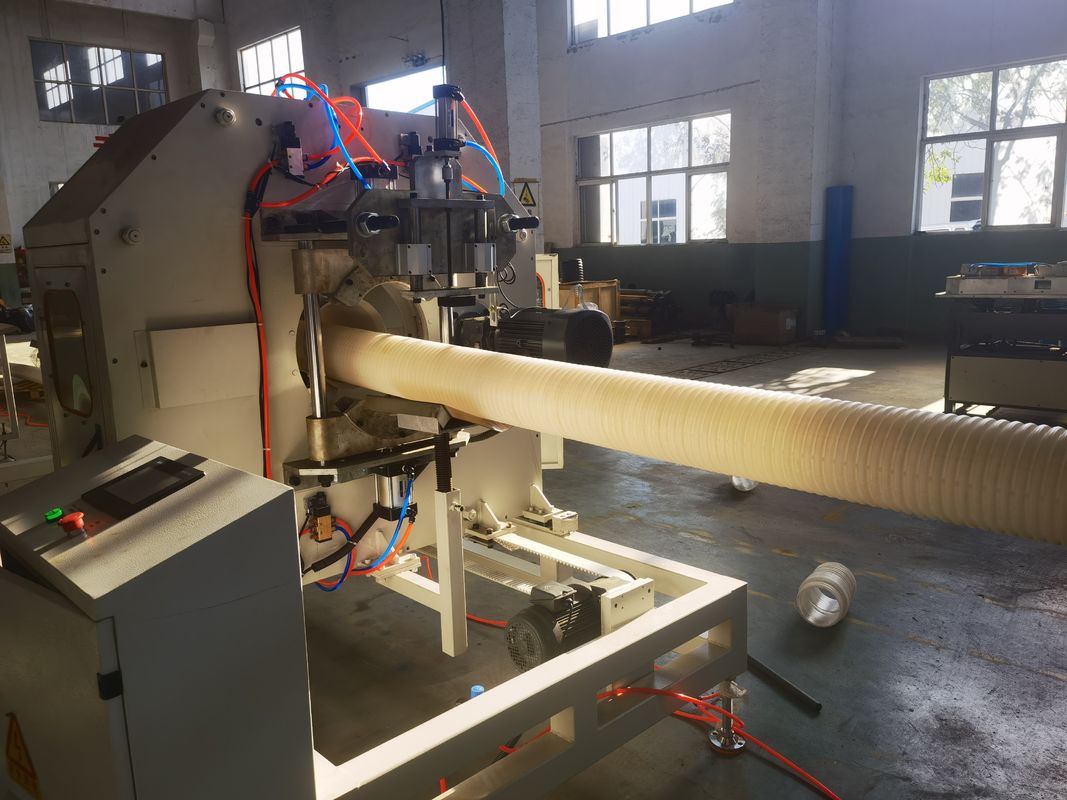 Ligne d'extrusion de tubes ondulés à paroi unique avec alimentation automatique et contacteur Siemens