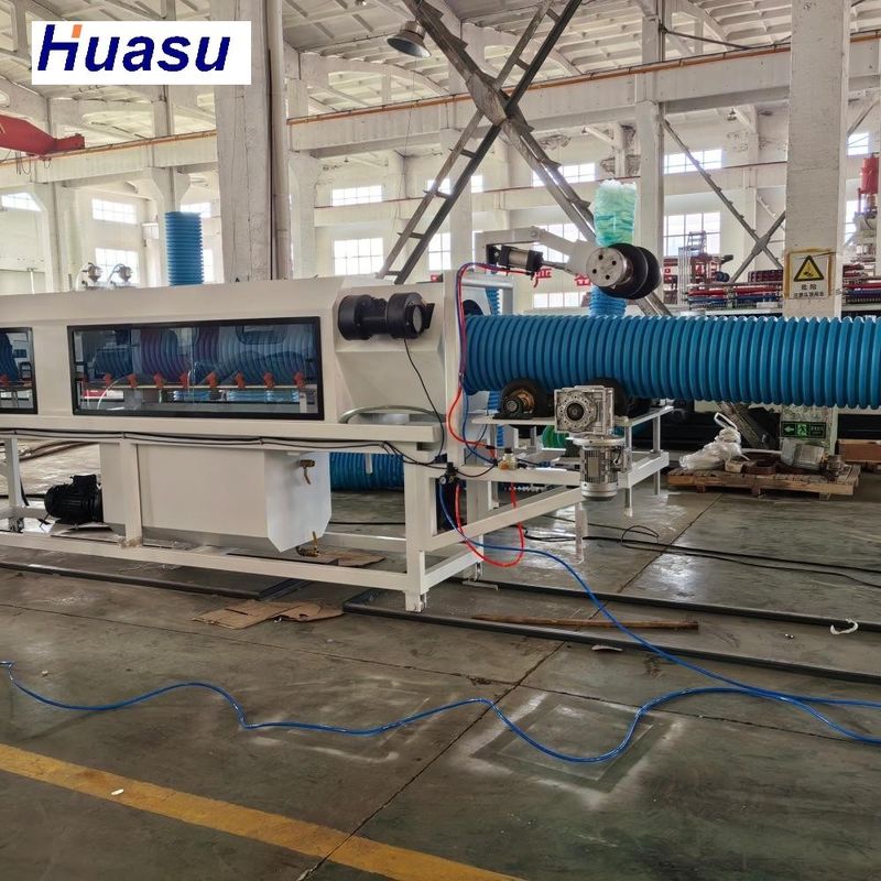 Ligne d'extrusion de tuyaux DWC (Double Wall Corrugated) - Machine plastique pour la fabrication de tuyaux annelés à double paroi