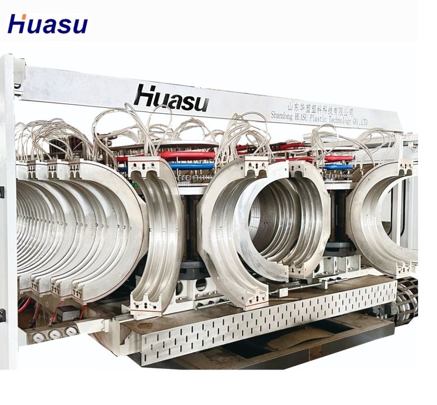 Ligne d'extrusion de tuyaux ondulés en PE à double paroi pour le traitement des plastiques doux et durable