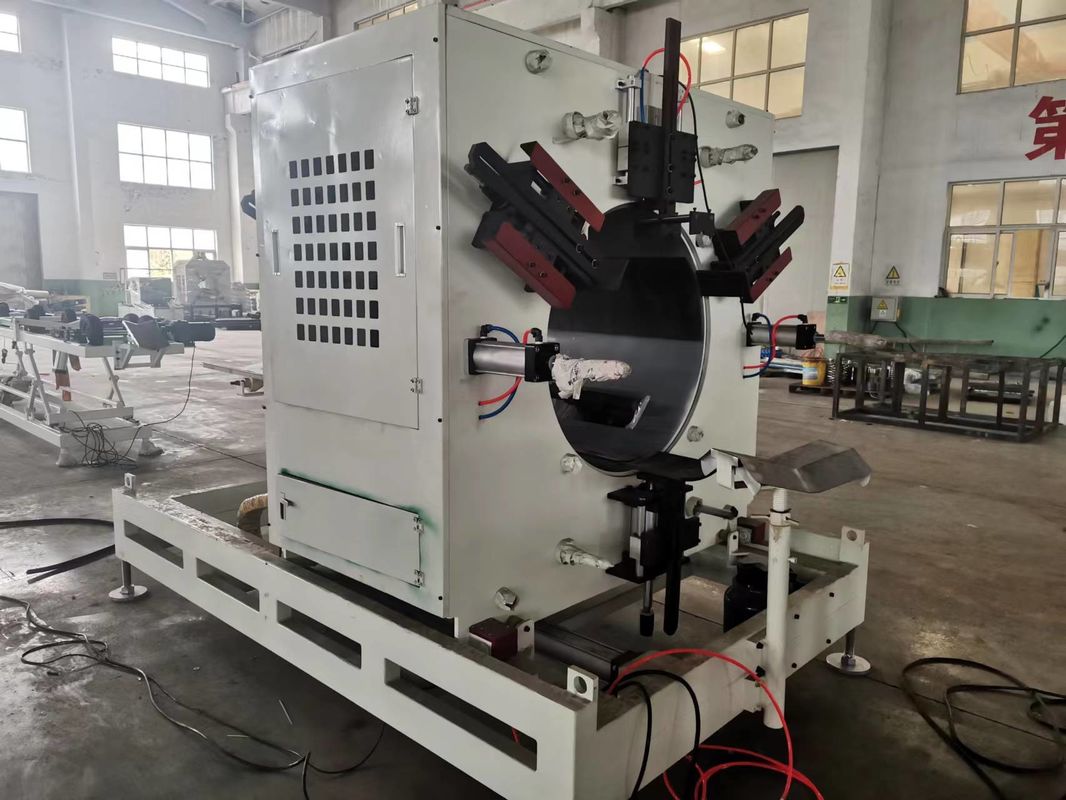 Machine de production de ligne d'extrusion de tuyaux ondulés contrôlés par PLC Siemens avec une profondeur de nitrure de 0,4-0,7 mm