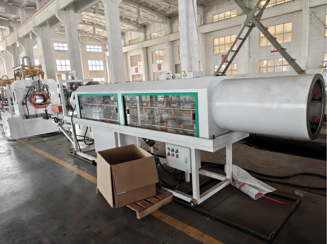 Ligne d'extrusion de tuyaux ondulés à double paroi personnalisable avec matériau de moule en alliage d'aluminium et contacteur Schneider