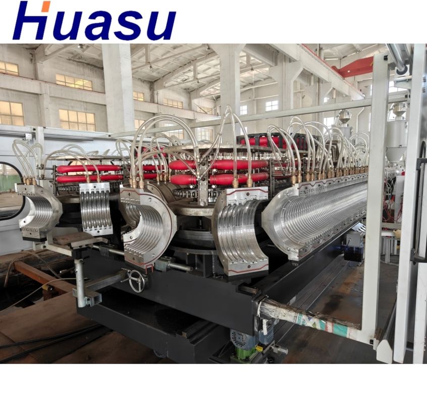 Ligne d'extrusion de la machine de fabrication de tubes ondulés à double paroi simple 20CrMnTi