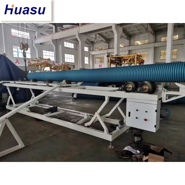 Ligne d'extrusion de tuyaux DWC de diamètre 32-1600mm avec une capacité de 60-2000kg/h et une ligne de production automatique