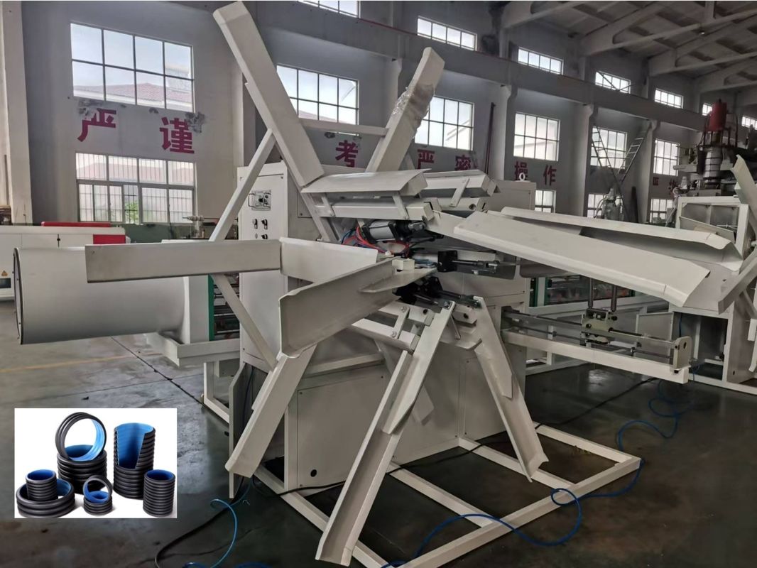 Ligne d'extrusion de tuyaux ondulés à double paroi à moteur à courant alternatif WEG 63 mm Min Diamètre