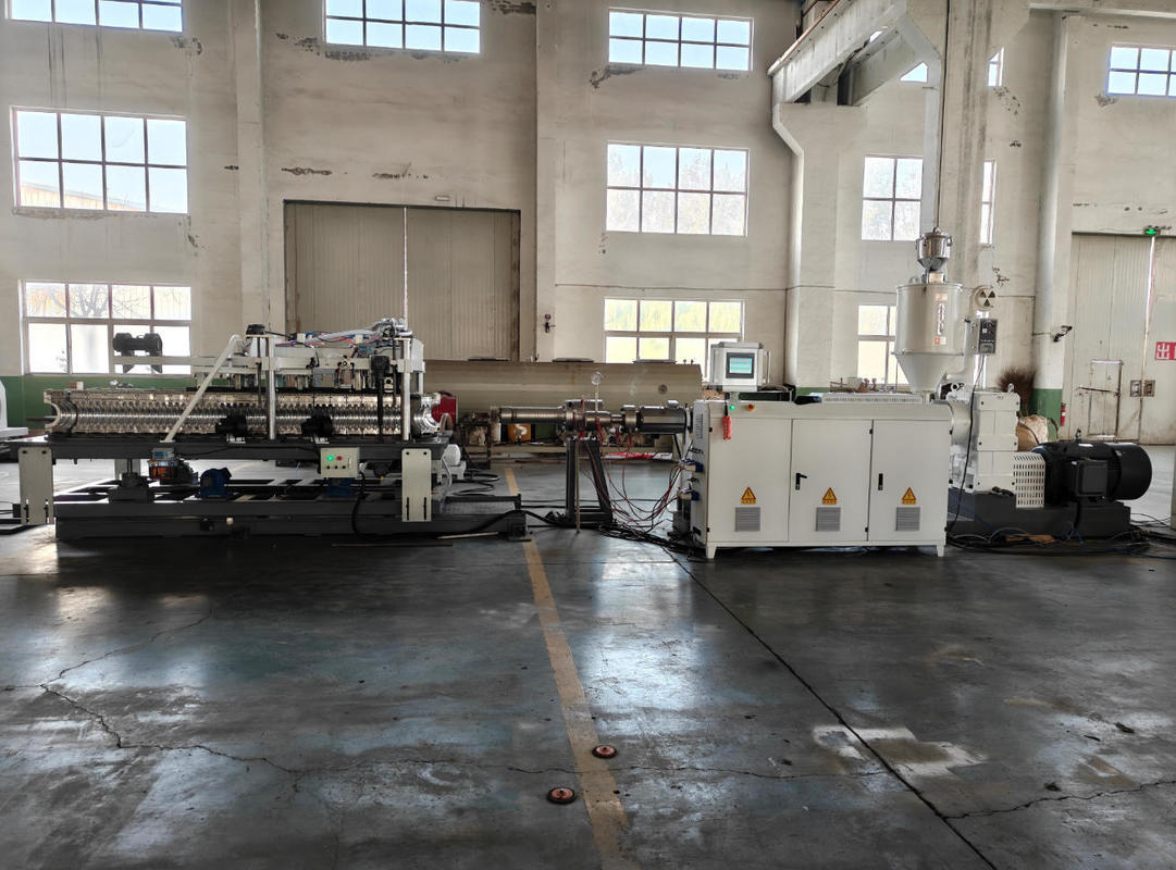 Plastic Single Wall Corrugated Pipe Extrusion Line with Siemens Main Motor and 35-55 Working Days Lead Time