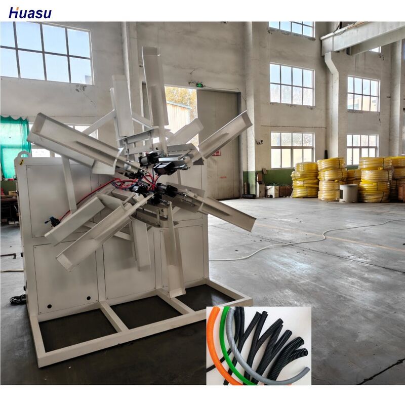 Ligne d'extrusion de tuyaux ondulés à double paroi avec moteur AC Siemens, rapport de vis de 33:1 et système de refroidissement à eau