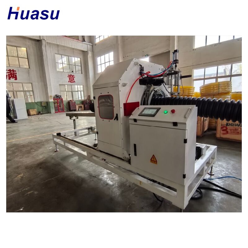 Ligne d'extrusion de tuyau ondulé de protection de câble 32mm-1600mm avec interface écran tactile et contrôle PLC et haute automatisation