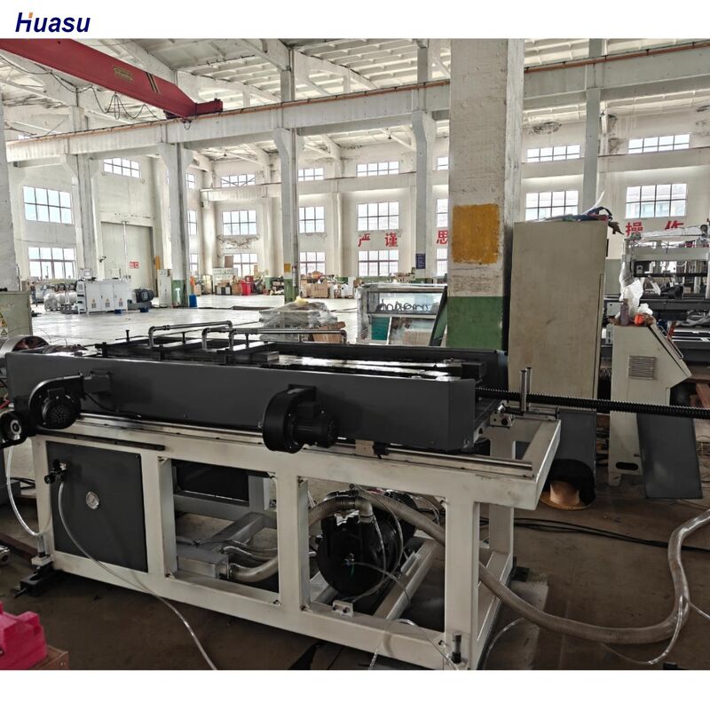 Ligne d'extrusion de tuyaux ondulés à paroi simple en acier avec composants électriques Schneider Siemens, garantie d'un an et profondeur de nitrure du baril 0,4 ∼ 0,7 mm