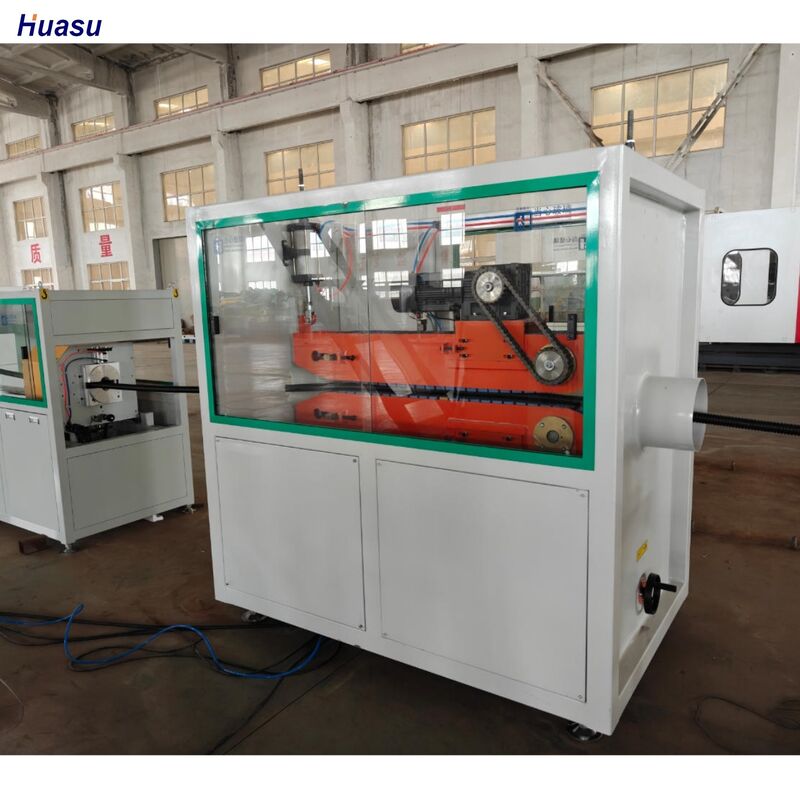 Ligne d'extrusion de tubes ondulés à paroi unique avec refroidissement à l'eau et moteur Siemens pour une production stable à grande vitesse