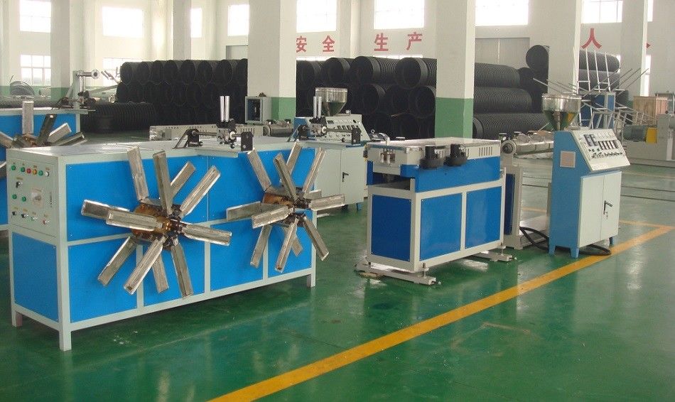 Machines ondulées à mur unique d'extrusion de tuyau pour le tuyau de pp/PE/PVC