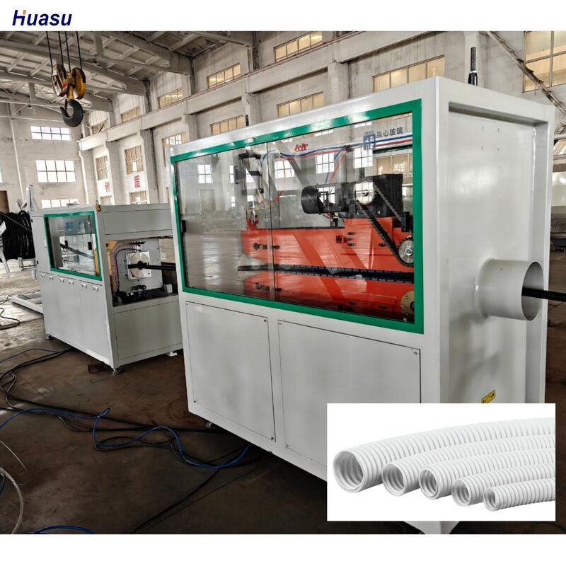 Ligne de production de tubes ondulés à paroi unique, y compris les électriciens principaux de Siemens Schneider