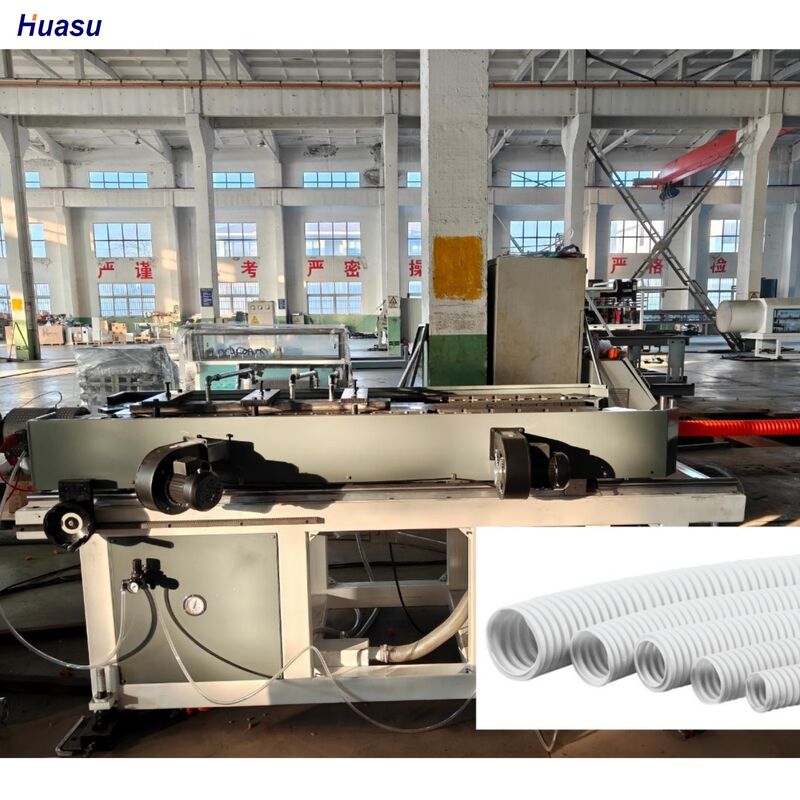 Machine de production de tuyaux ondulés en HDPE pour la fabrication de tuyaux flexibles utilisés dans les systèmes d'approvisionnement en eau et d'égout