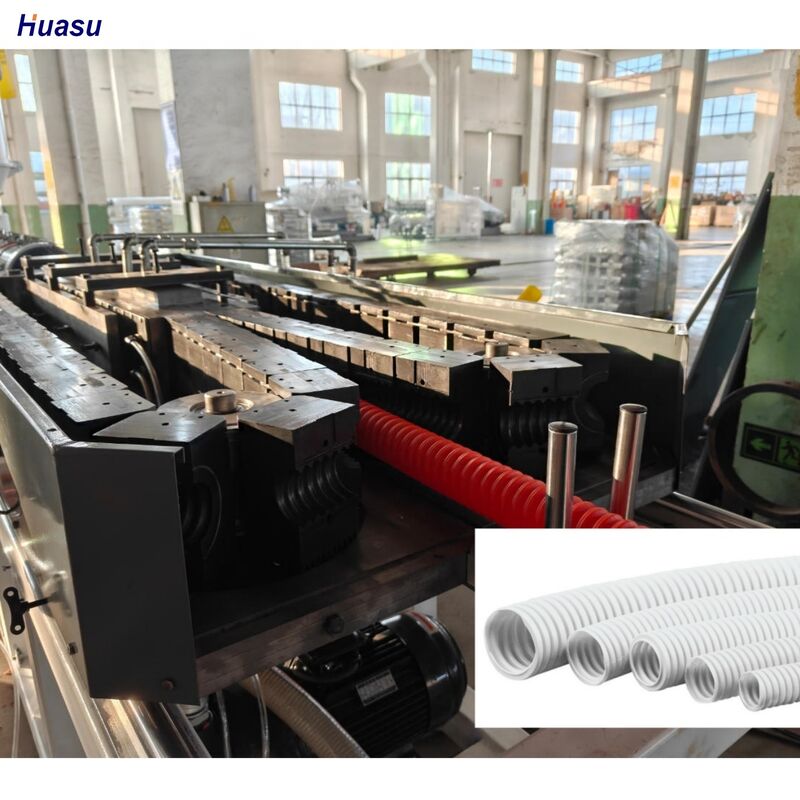Ligne d'extrusion de tuyaux ondulés Siemens Schneider - Machine d'extrusion conçue pour le processus de fabrication de tuyaux