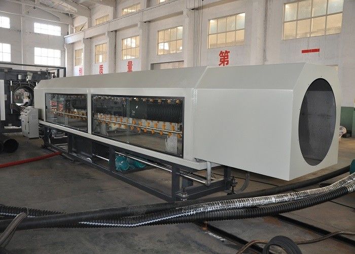 Ligne à grande vitesse d'extrusion de tuyau de Qingdao DWC, extrudeuse ondulée Huasu de tuyau de double mur