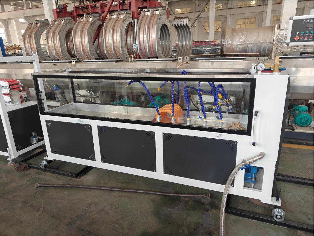 PP Spiral Pipe Extrusion Line Including 100m roll Winding Machine and HDPE Pipe Material for Industrial Pipe Solutions