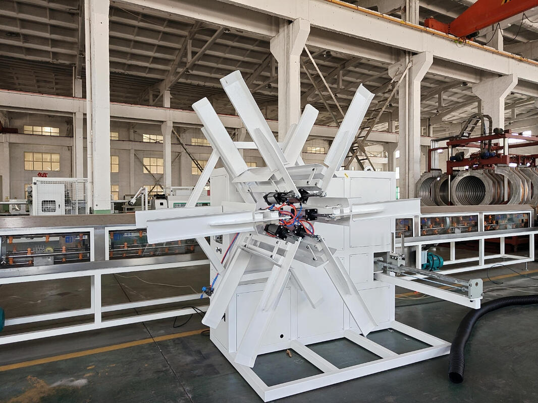 PLC Control Spiral Pipe Extrusion Line Handling Pipe Size 40-4000mm and Pipe Shape With Customer Needs Sample Or Drawing