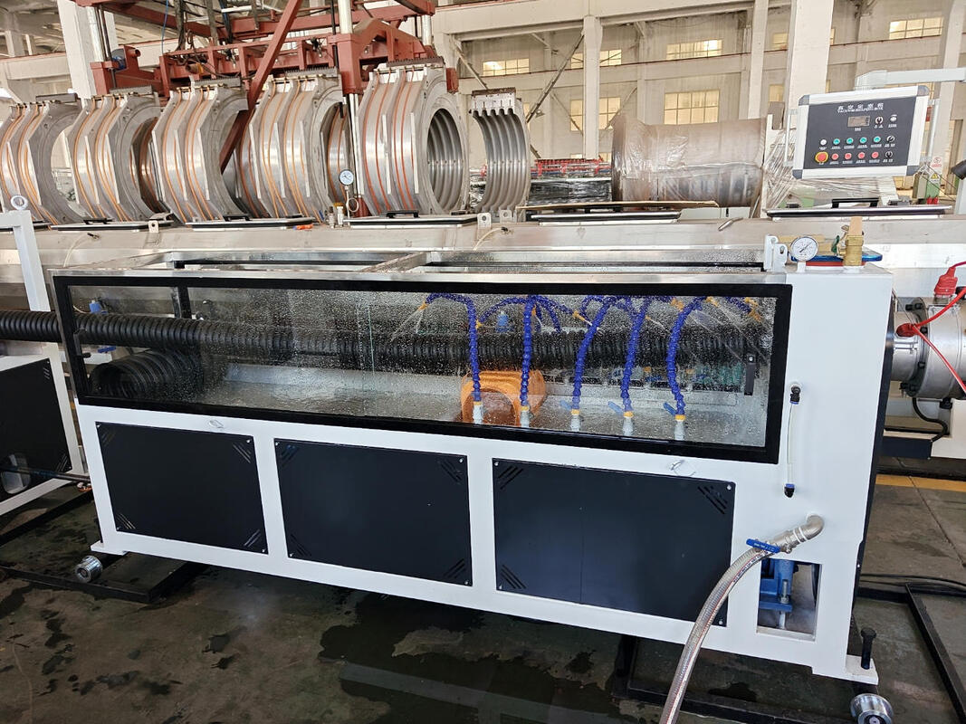 PLC Control Spiral Pipe Extrusion Line Handling Pipe Size 40-4000mm and Pipe Shape With Customer Needs Sample Or Drawing