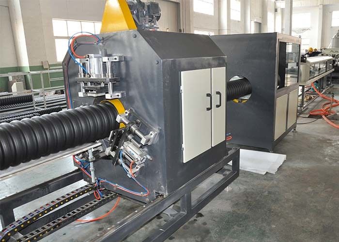 Chaîne de production ondulée à mur unique de tuyau de PE de pp identification 200mm