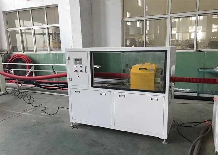 Le PE DWC de pp a ridé le tuyau faisant à refroidissement à l'air de machine la machine en plastique d'extrudeuse de tuyau