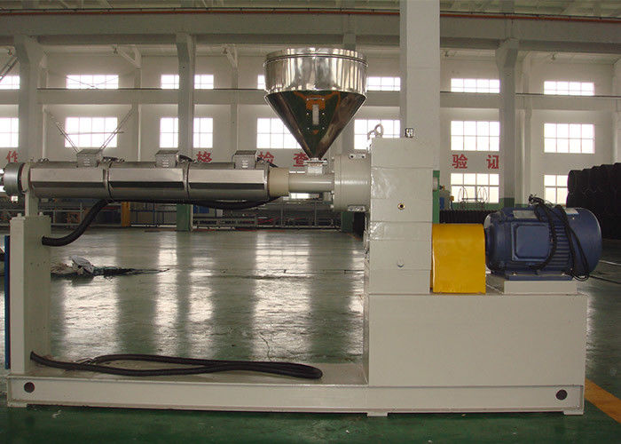 Ligne ondulée machine en plastique d'extrusion de tuyau de mur de double de PVC/PE de tube