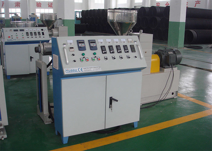 Ligne ondulée à mur unique d'extrusion de tuyau de PVC/PE/PP tube/tuyau de tuyau de plissement