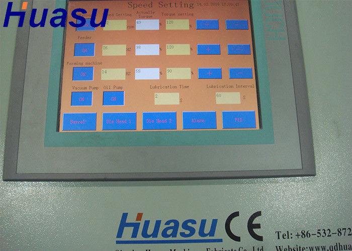 Chaîne de production ondulée d'extrusion de tube de machine de tuyau de double mur simple de PE/PP/PVC